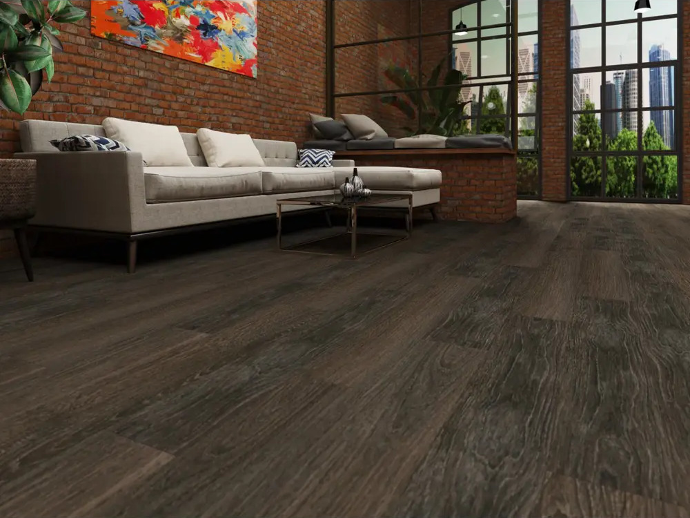 90811656 LVT Плитка EcoClick EcoRich Дуб Валькур 31 класс толщина 4.2 мм 2.24 м², цена за упаковку STLM-0393283