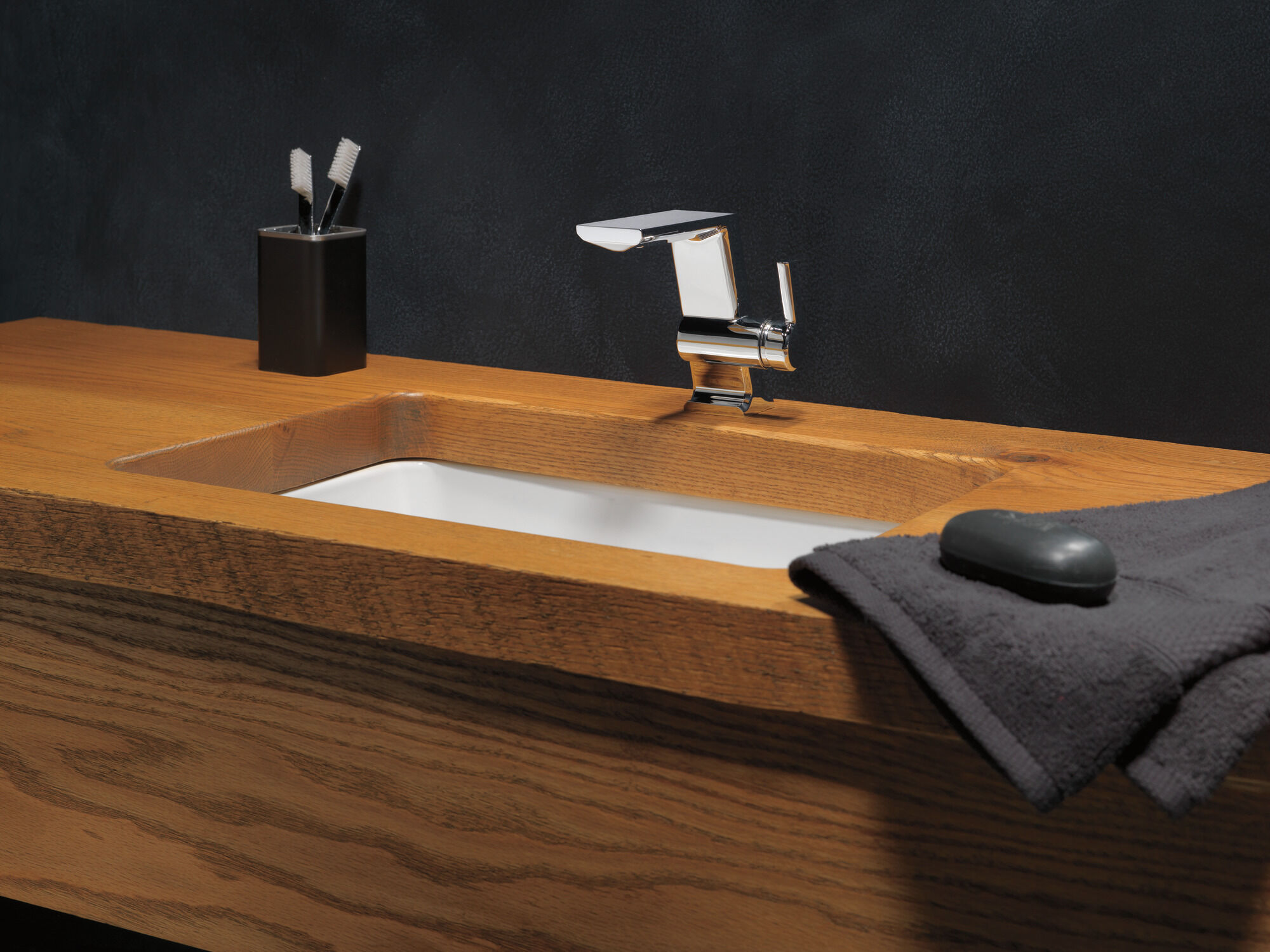 599-MPU-DST Смеситель для ванной с одной ручкой Delta Faucet Pivotal Хром  - Вид №9