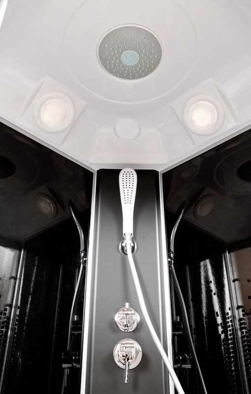 BМ4590 N LED BLACK Душевая кабина DETO Серия ВМ L 810 стандартная BLACK - Вид №7