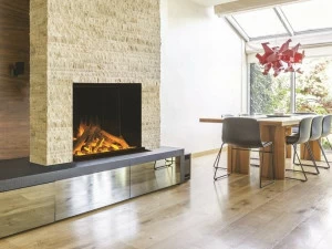 BRITISH FIRES Электрический встроенный камин с дистанционным управлением