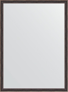 BY 0641 Зеркало в багетной раме - витой махагон 28 mm EVOFORM Definite