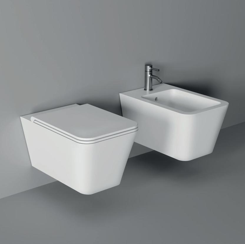 31210101 Подвесной унитаз настенный Белый Alice Ceramica Hide Италия - Вид №1