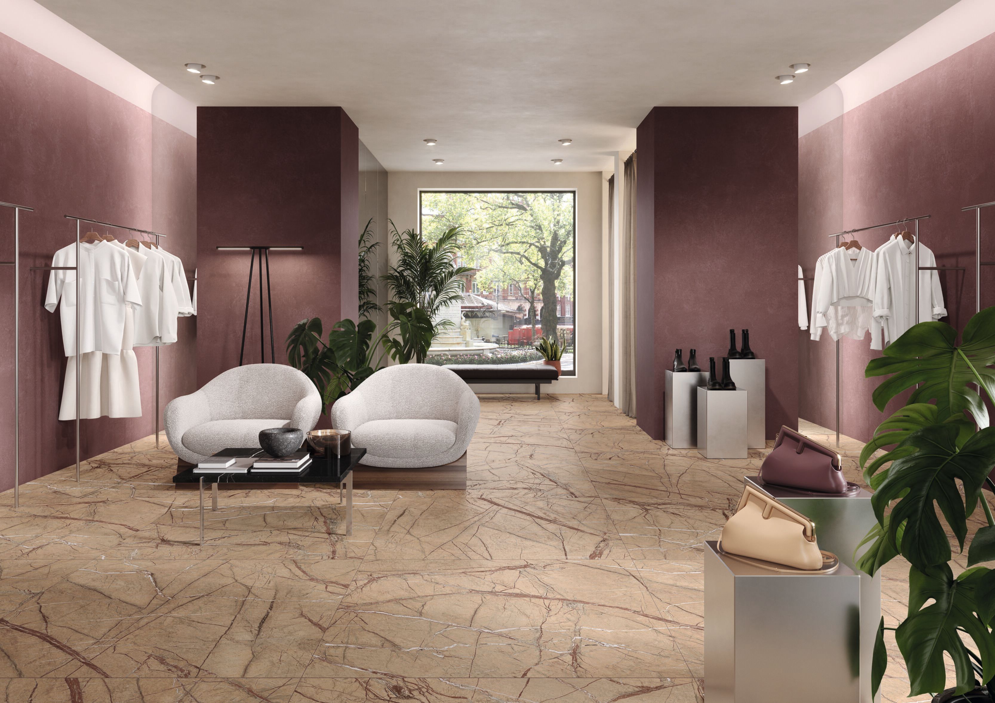 Пол / напольное покрытие из керамогранита с мраморным эффектом Imola THE ROCK ARCH-00062970 - Вид №3