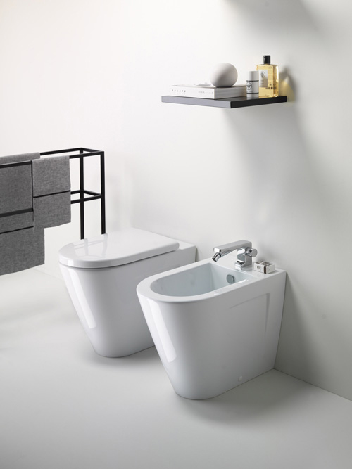 861411 Приставной унитаз напольный Белый GSI ceramica Norm Италия - Вид №5