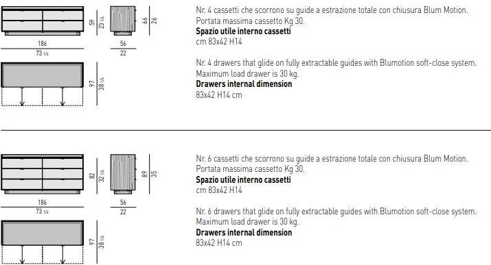 Minotti Деревянный лакированный комод Darren sun-id-1476973 - Вид №9