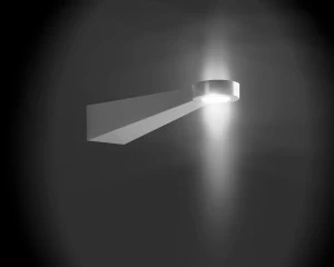 Martinelli Luce Настенный светодиодный светильник из алюминия прямого и отраженного света Q8 1296/di/dim/l/1/t/b