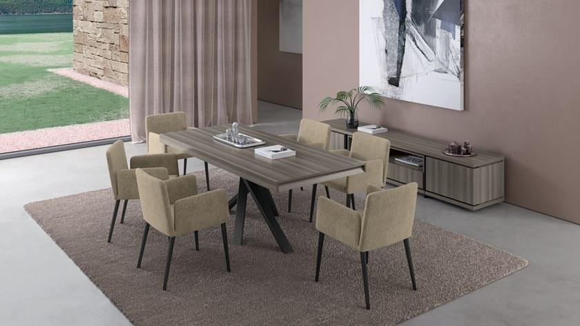 Febal Casa Стул из ткани с подлокотниками sun-id-1353478 - Вид №5