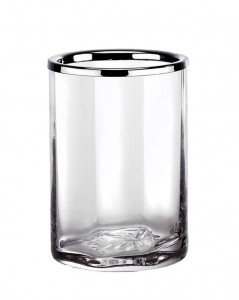 6601/SB-WAV Surya Crystal, стакан, цвет светлая бронза - стекло с эффектом волны