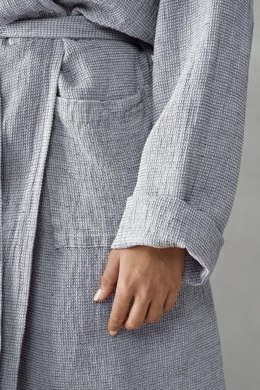 Society Limonta Хлопковый и льняной халат Maco sun-id-1430121 - Вид №1