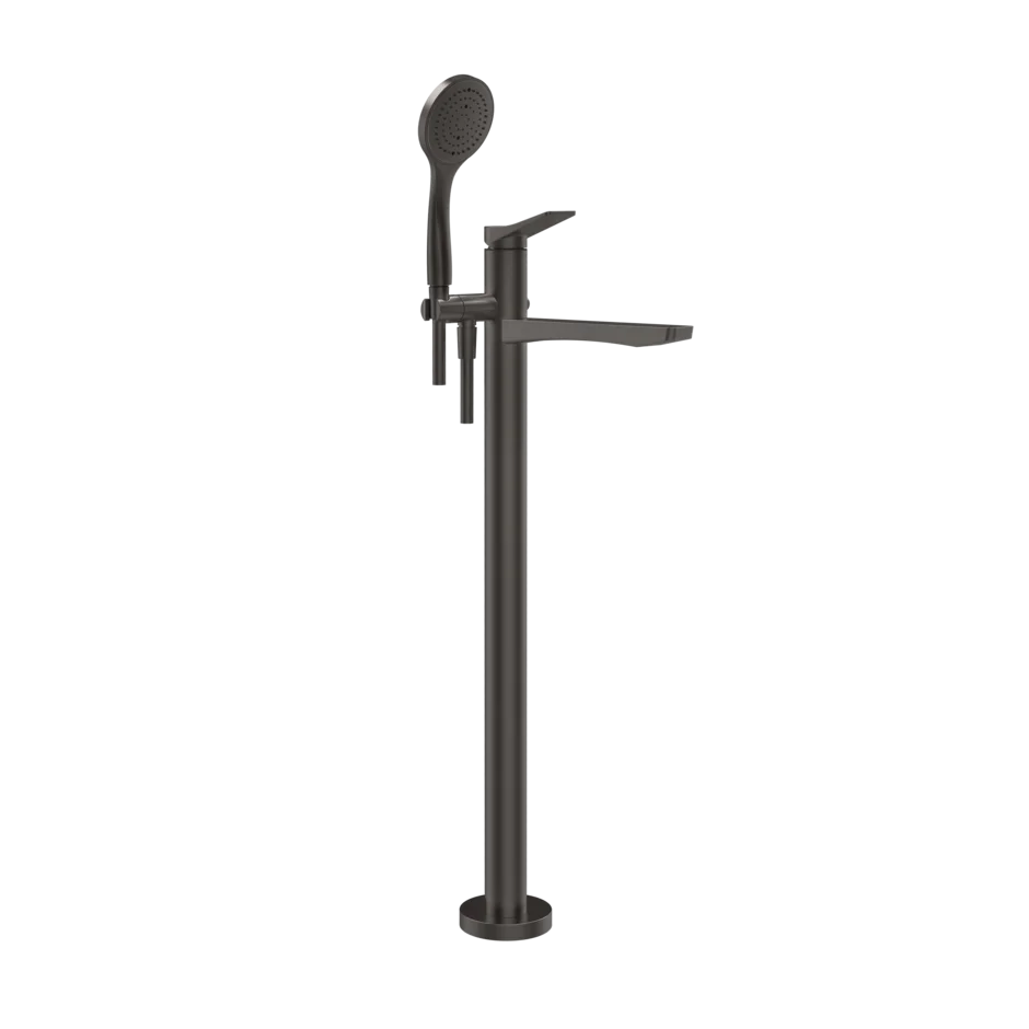 Смеситель для ванны 59131 707 Gessi Rilievo ЧЕРНЫЙ МЕТАЛЛ BR. PVD 59131707