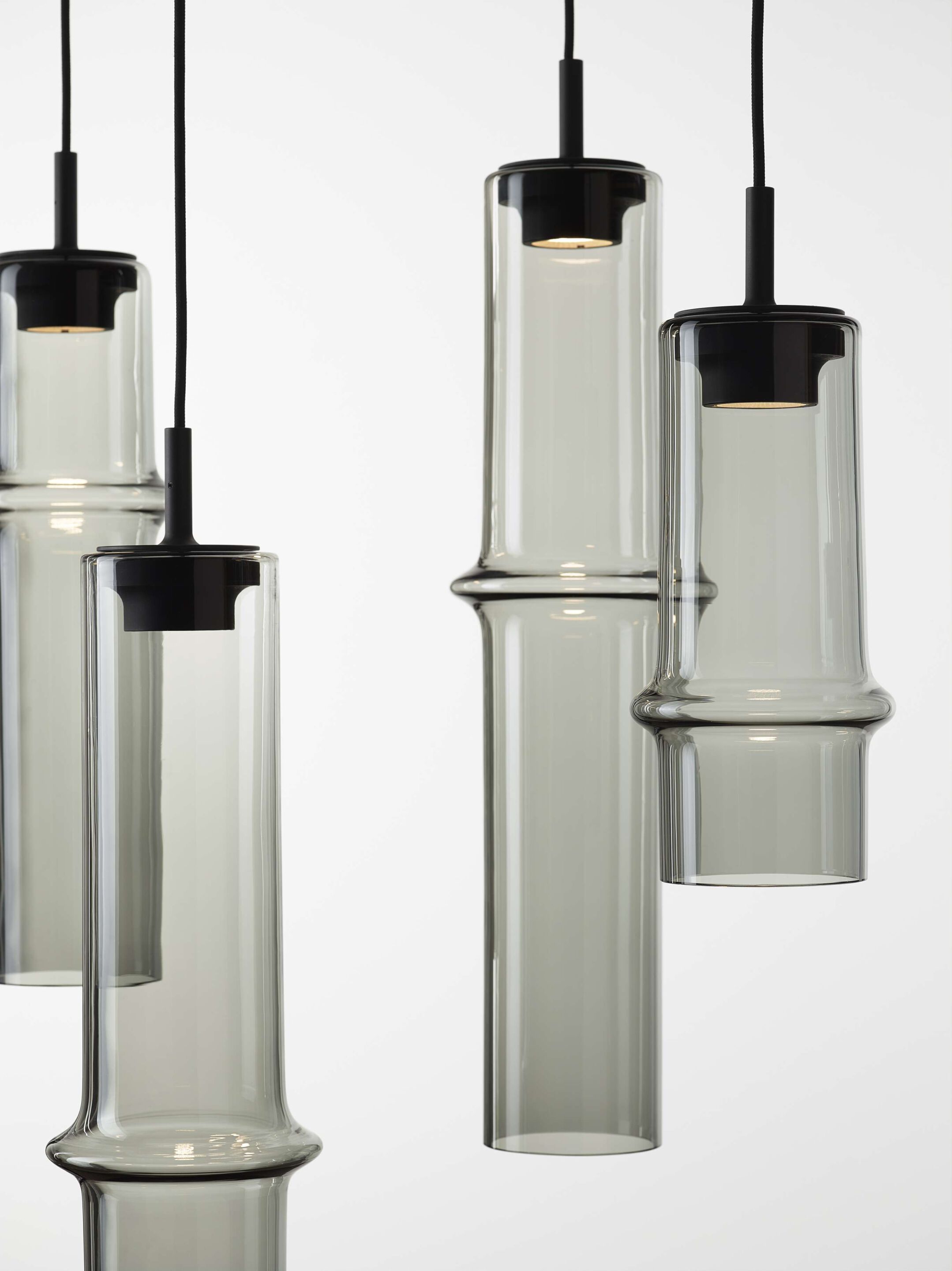 Опаловое стекло ручной работы светодиодный подвесной светильник BROKIS Бамбуковый лес ARCH-00149617 - Вид №30