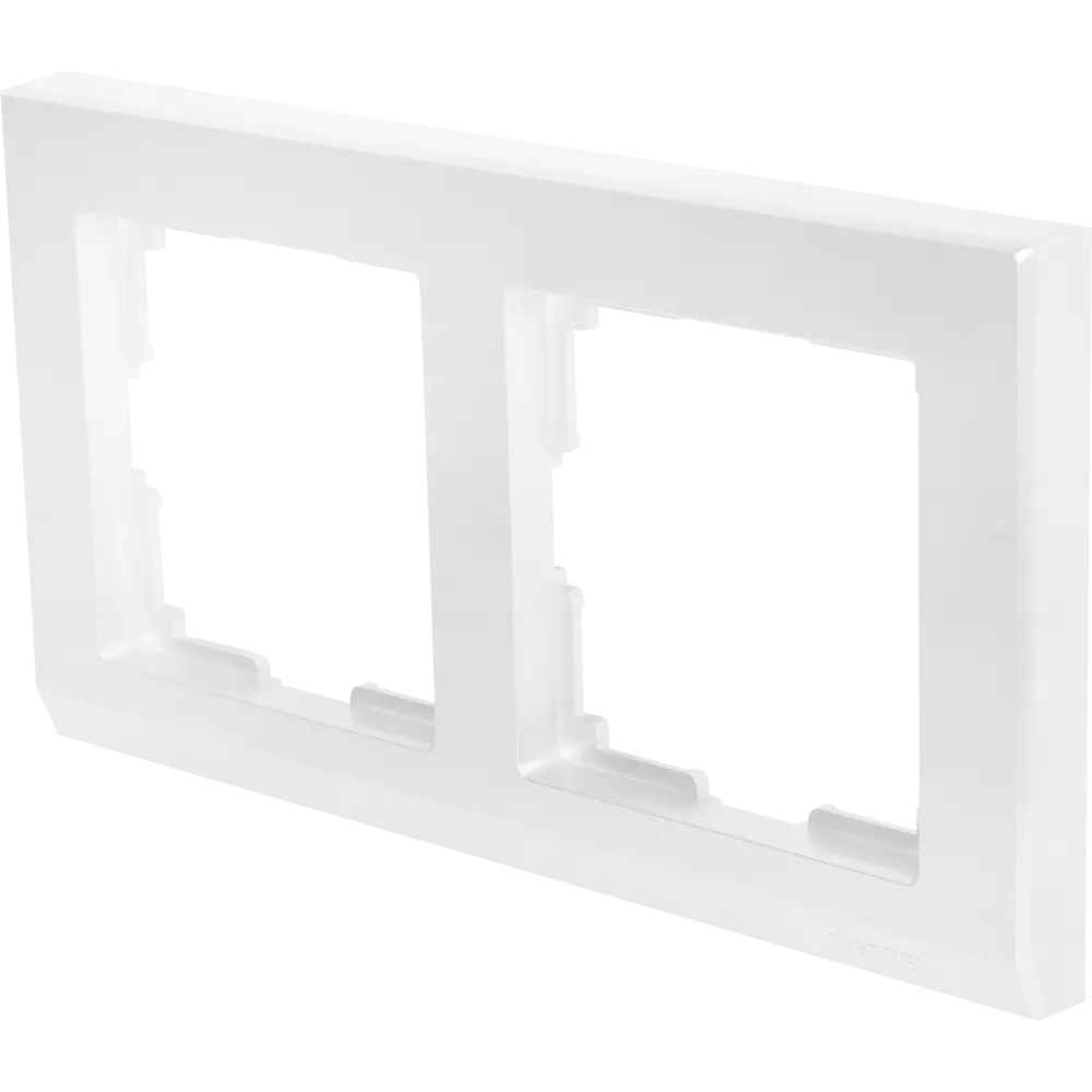 Рамка для розеток Werkel Stark серебристая - элегантное решение для современного интерьера 82125374 STLM-0019703 - Вид №1