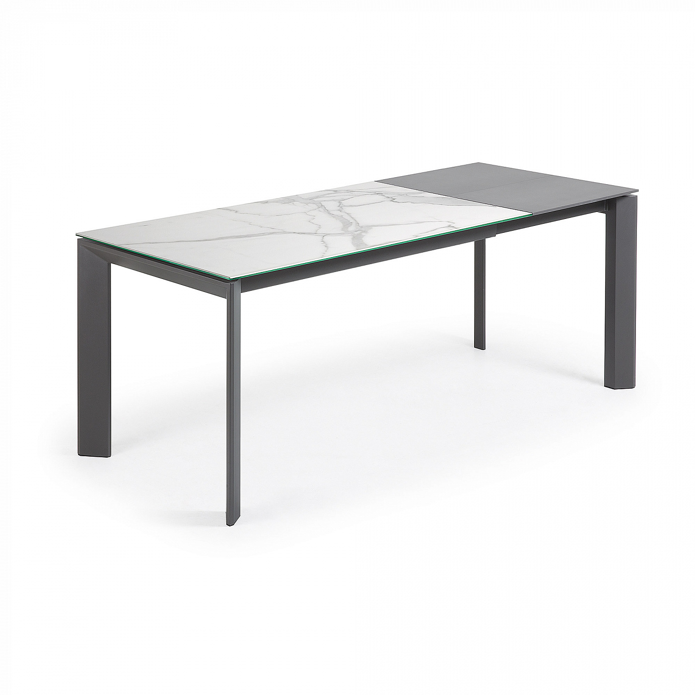 051232 Стол Atta 140 (200) x90 антрацит, керамика La Forma Axis - Вид №3