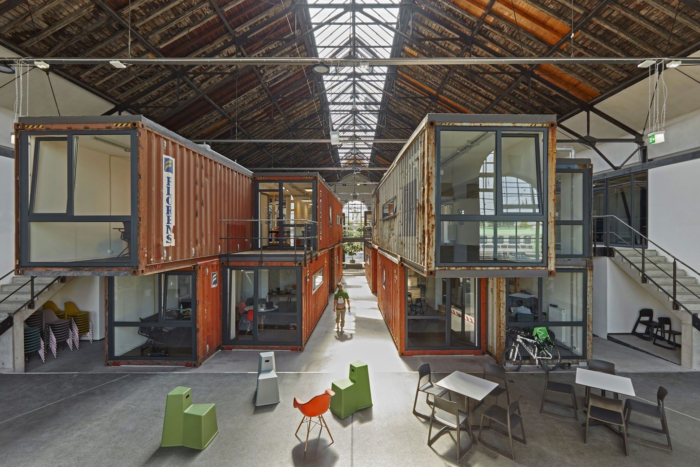 Прямоугольный стол из стали и дерева со спицевым основанием VITRA Bistro Table ARCH-00069729 - Вид №10