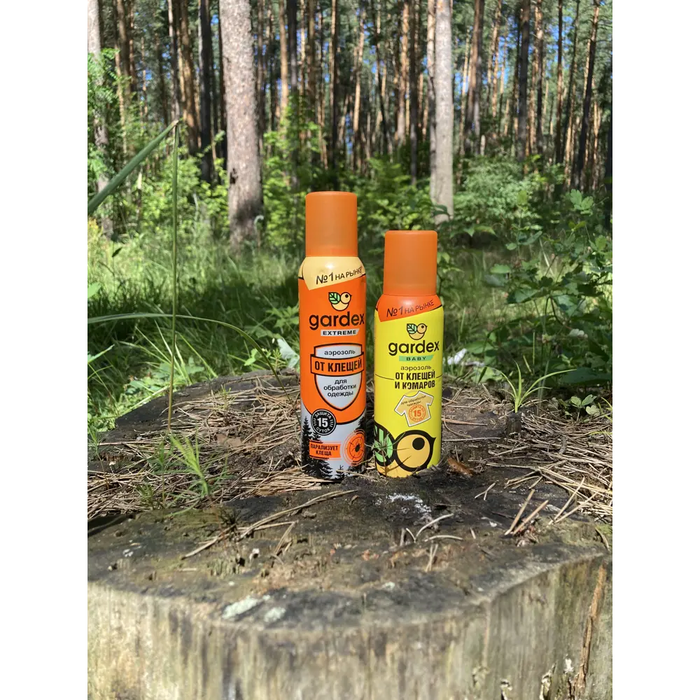 Аэрозоль от клещей Gardex Baby, 100 мл Santreyd STLM-2084305 - Вид №7