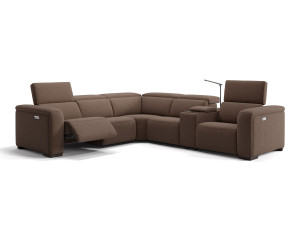 Угловой диван из ткани