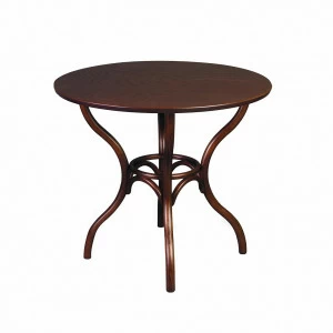 Обеденный стол круглый темный орех Leset Тор IMPEX  00-3967227 Орех;коричневый