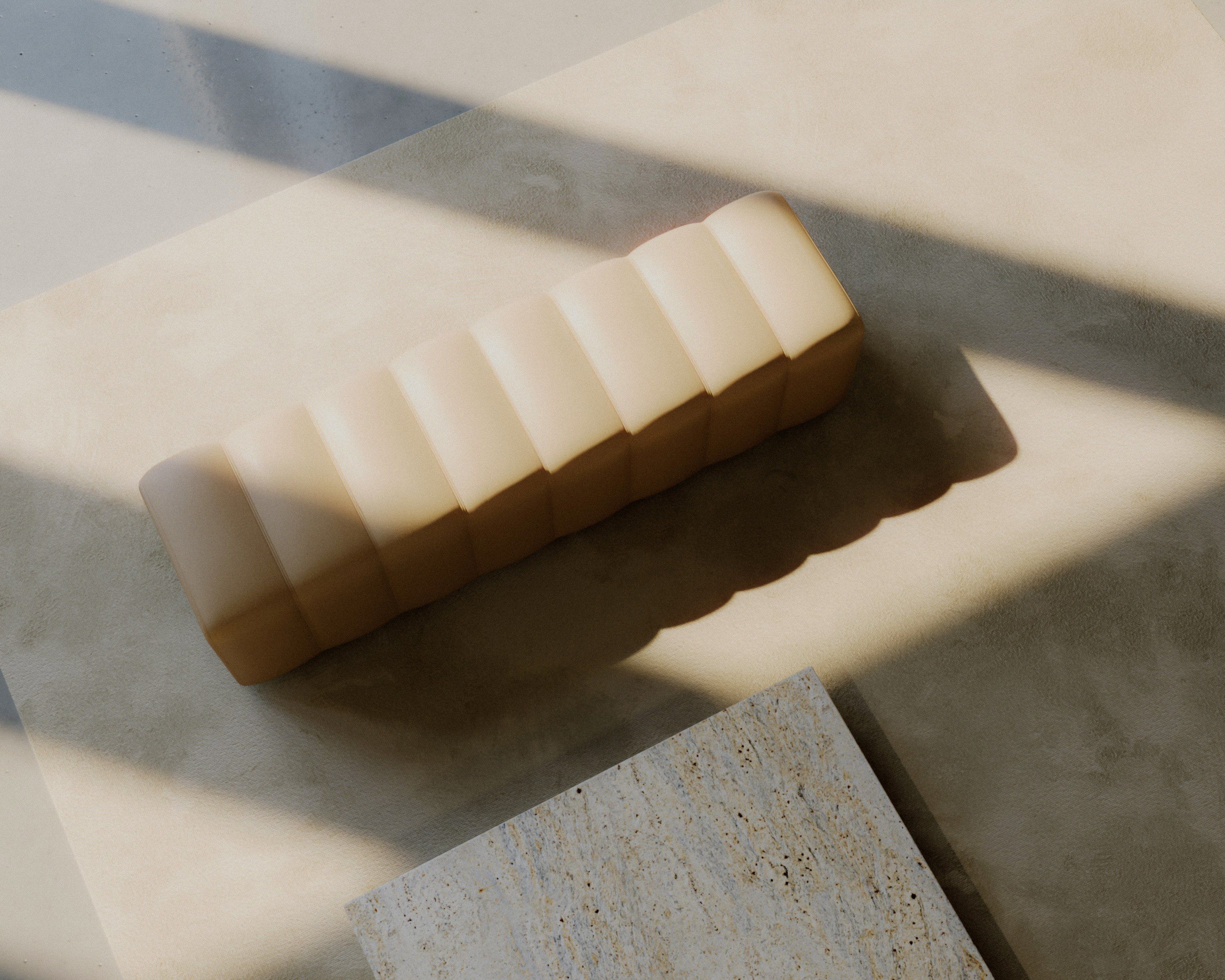 Скамья из ткани без спинки NORR11 Studio ARCH-00046180 - Вид №2