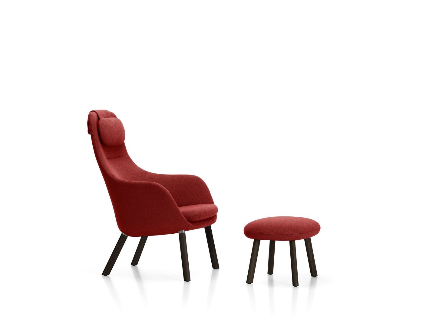 Тканевая мягкая подставка для ног VITRA HAL Lounge ARCH-00085800 - Вид №15