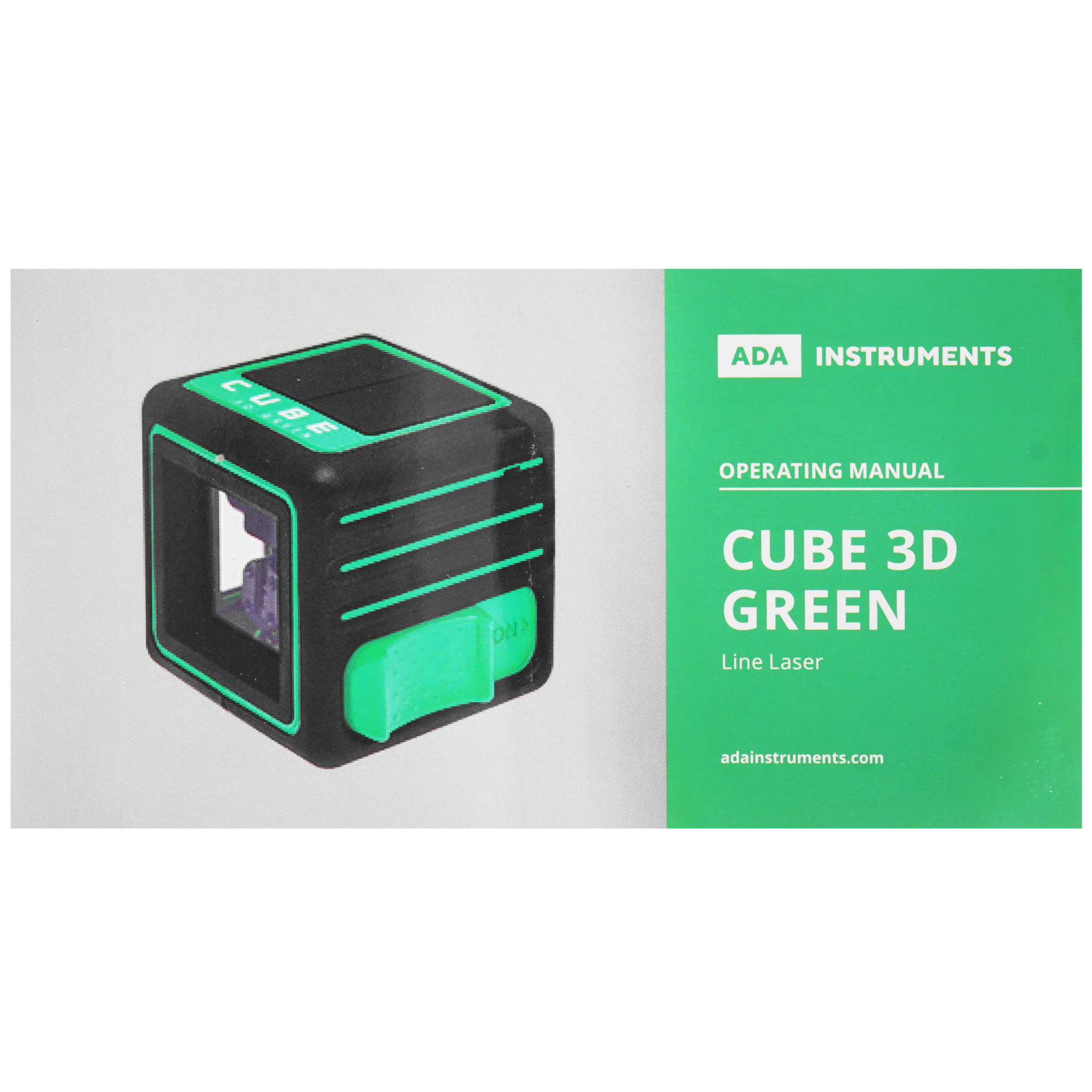 Лазерный нивелир ADA Cube 3d Green Professional Edition 8128414 STDN-0072198 - Вид №7