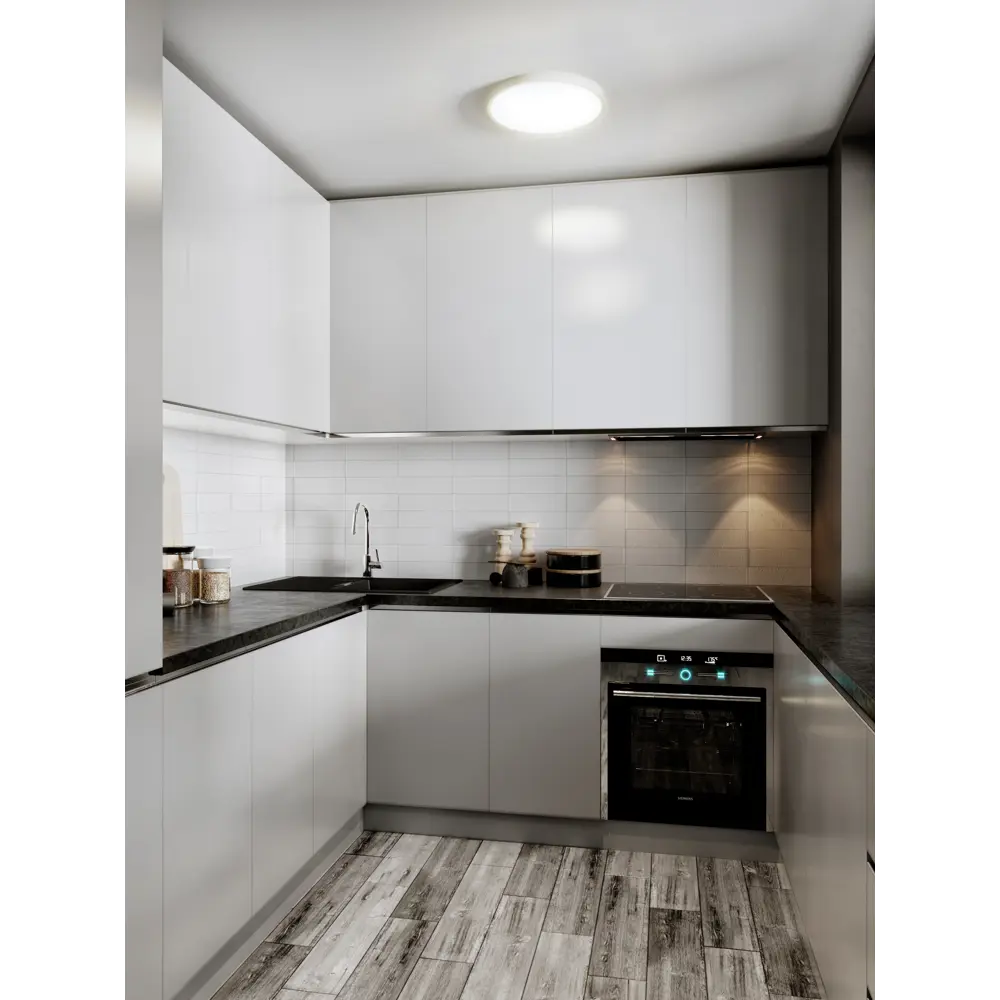 Глазурованный керамогранит Belani Матео 7.5x25 см 0.79 м² цвет белый структурный STLM-2129741 - Вид №5