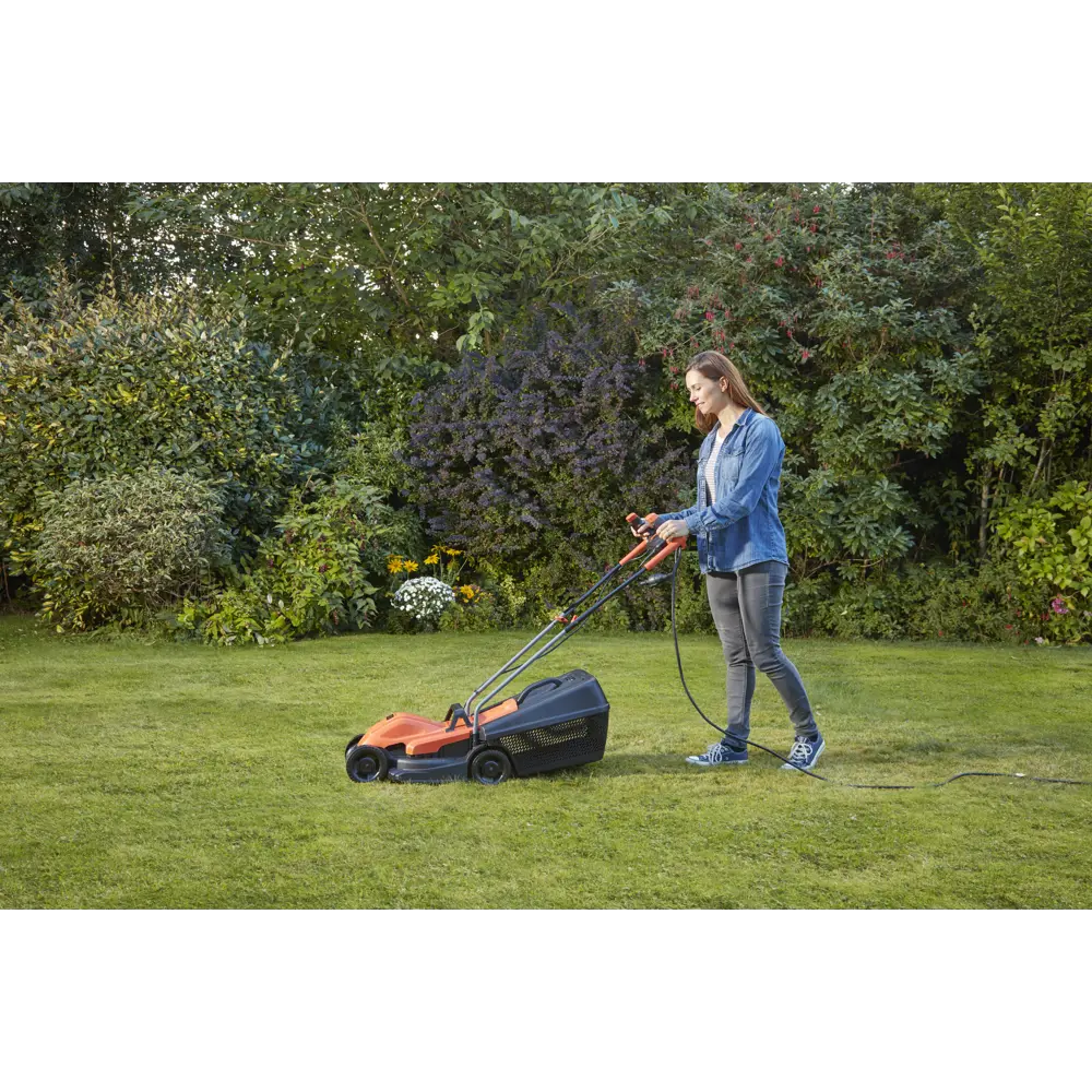 Газонокосилка электрическая Black&Decker BEMW451BH-QS 1200 Вт 32 см BLACK + DECKER STLM-2037192 - Вид №7