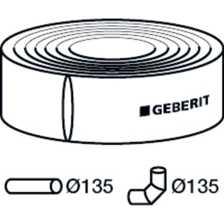 307.921.00.1 Звукоизолирующий рукав Geberit из ПЭ Geberit  - Вид №7