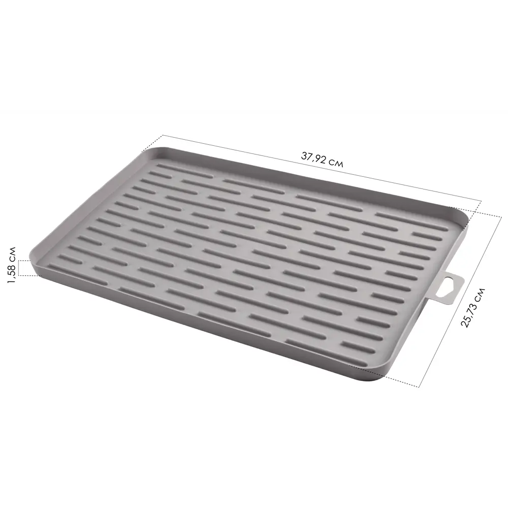 BEROSSI Prestige — элегантная сушилка для посуды серого цвета 89381700 STLM-1457417 - Вид №5