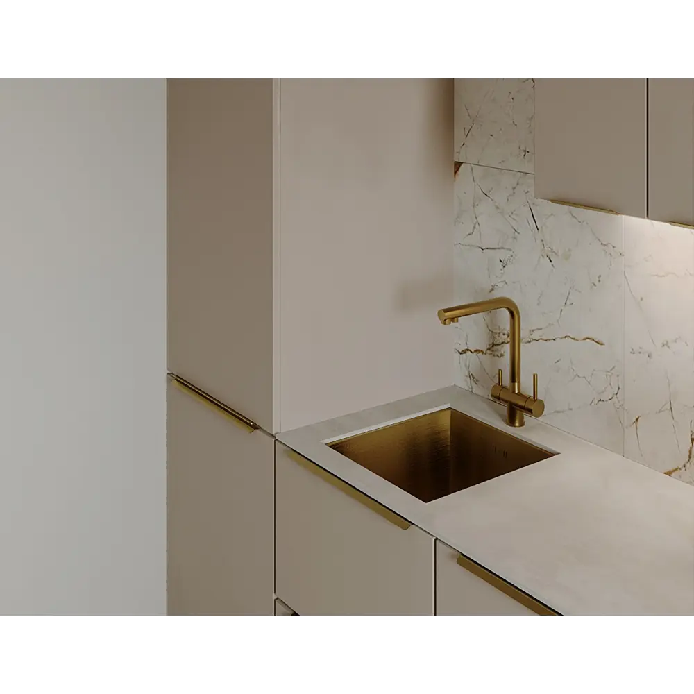 Фасад кухонного шкафа Онега Кашемир 44.7x102.1 см KONSENSA ЛДСП цвет бежевый STLM-2082733 - Вид №10