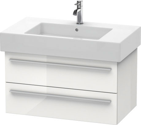 XL635204040 Тумбочка подвесная X-Large #XL6352 800 x 468 мм Черный глянцевый лак Duravit - Вид №2