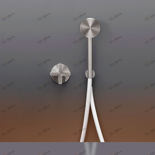 Настенный прогрессивный набор смеситель для ванной / душем с круглым ручным душем диаметр 65 мм  CRX21Y CEADESIGN 