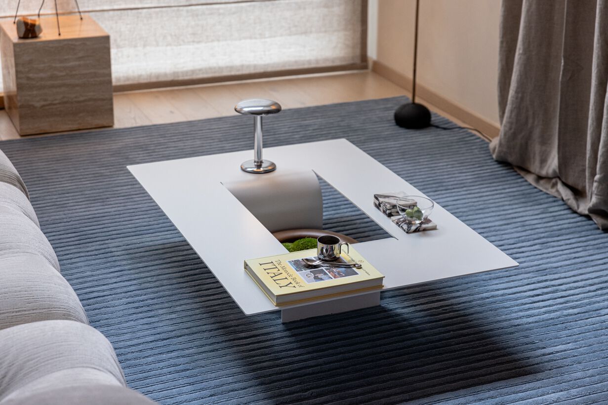 Низкий журнальный столик из листового металла Metallbude CUT ARCH-00111188 - Вид №33