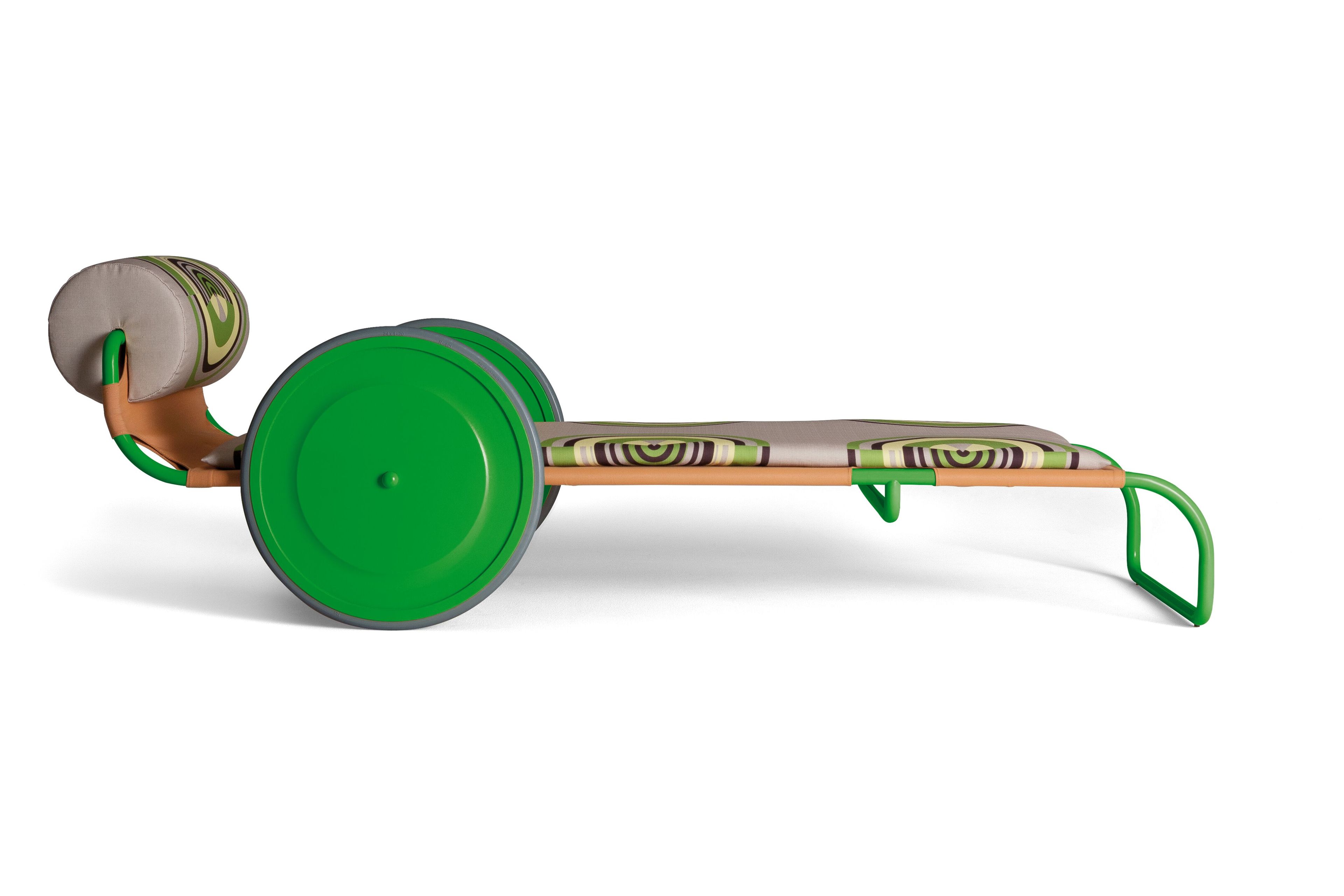 Садовая кровать из нержавеющей стали и ткани с колесами Exteta Locus Solus ARCH-00024677 - Вид №10