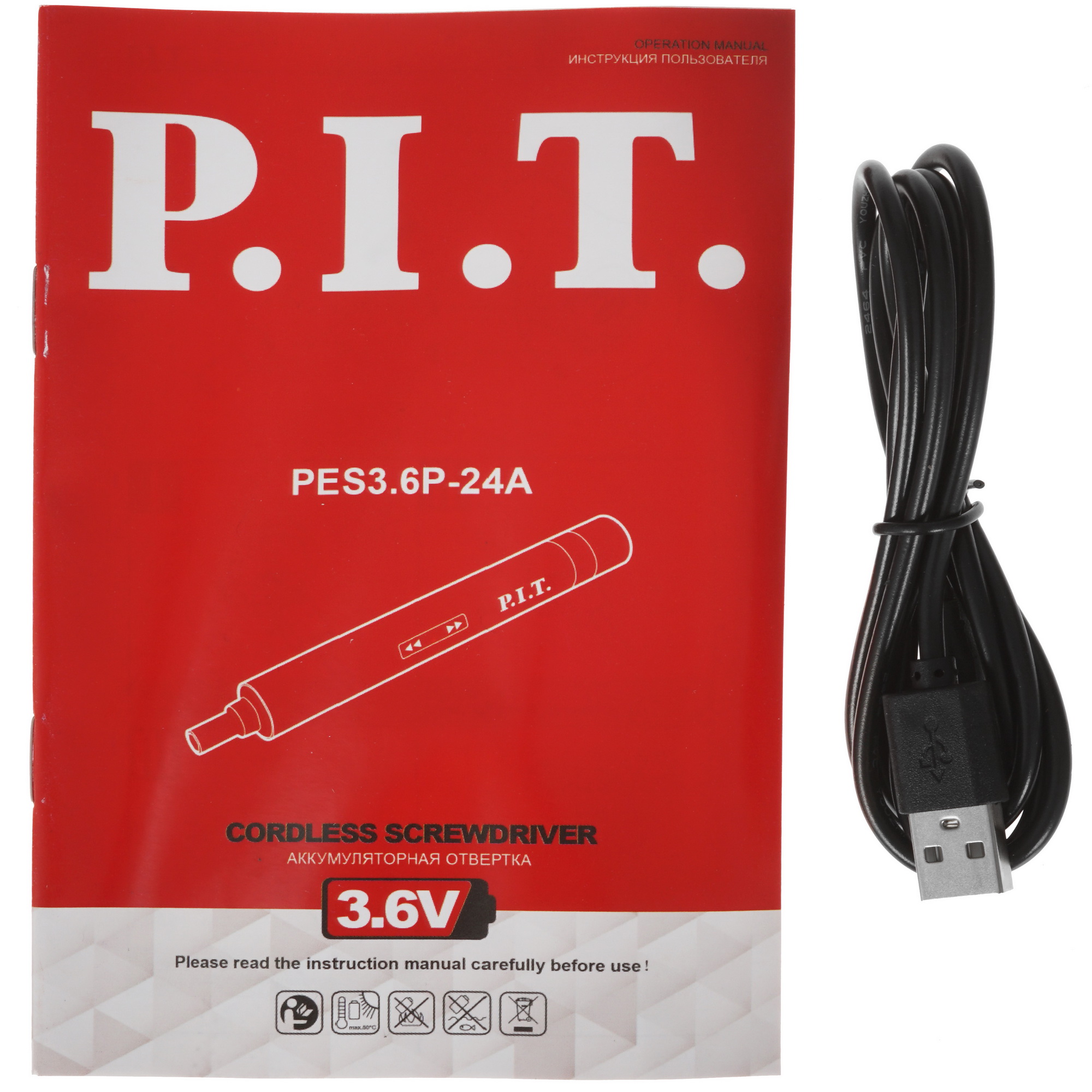Аккумуляторная отвертка PIT PES3.6P-24A 9906891 STDN-0006186 - Вид №6