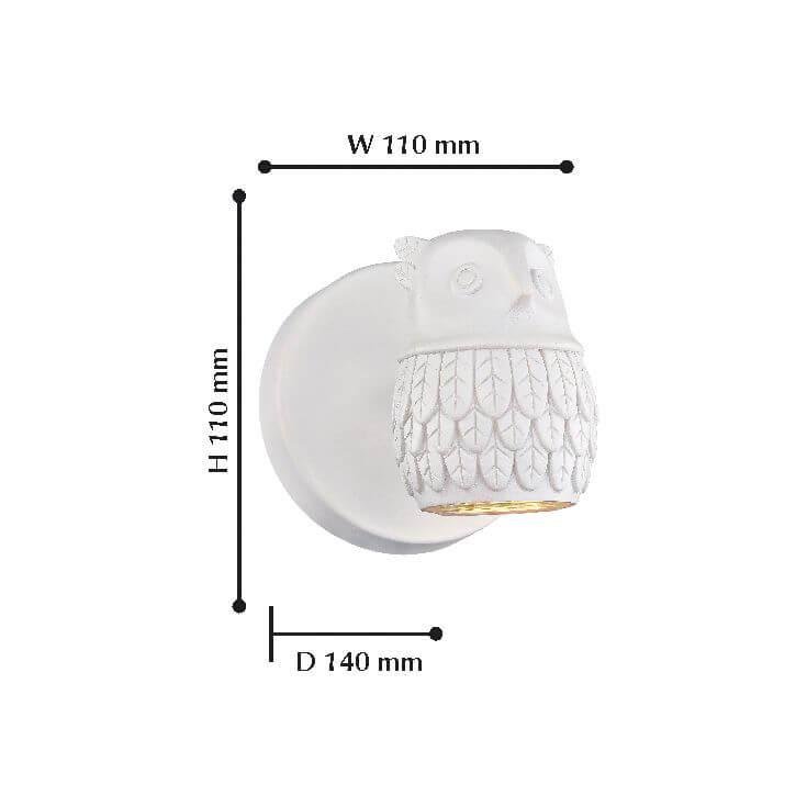 Бра детское "Филин" FAVOURITE GUFO 326247 Белый  - Вид №1