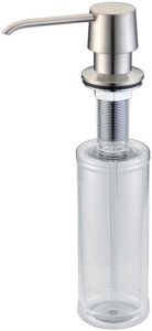 Встраиваемый дозатор ZorG Inox ZR-20 STEEL для жидкого мыла, сталь
