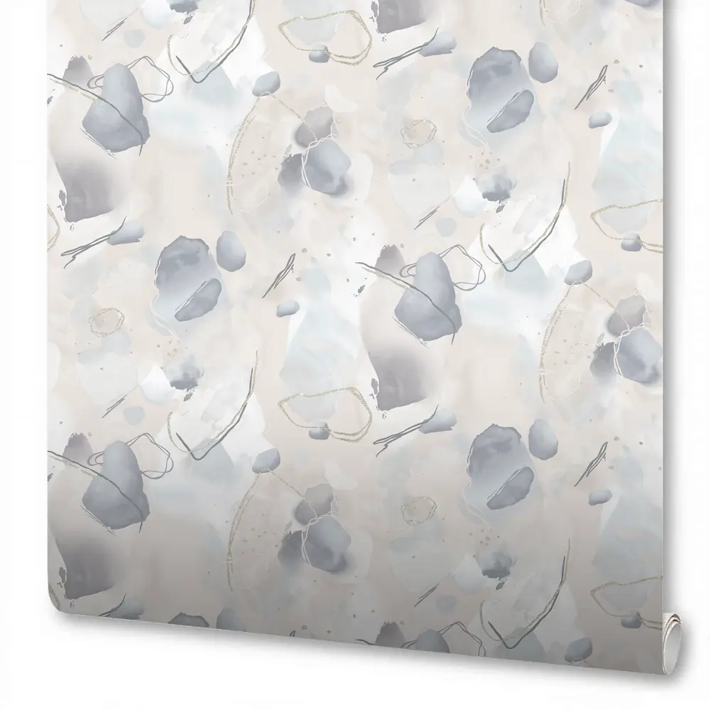 Обои флизелиновые WallSecret Galaxy бежевые 1.06 м 8640-21 STLM-2094782