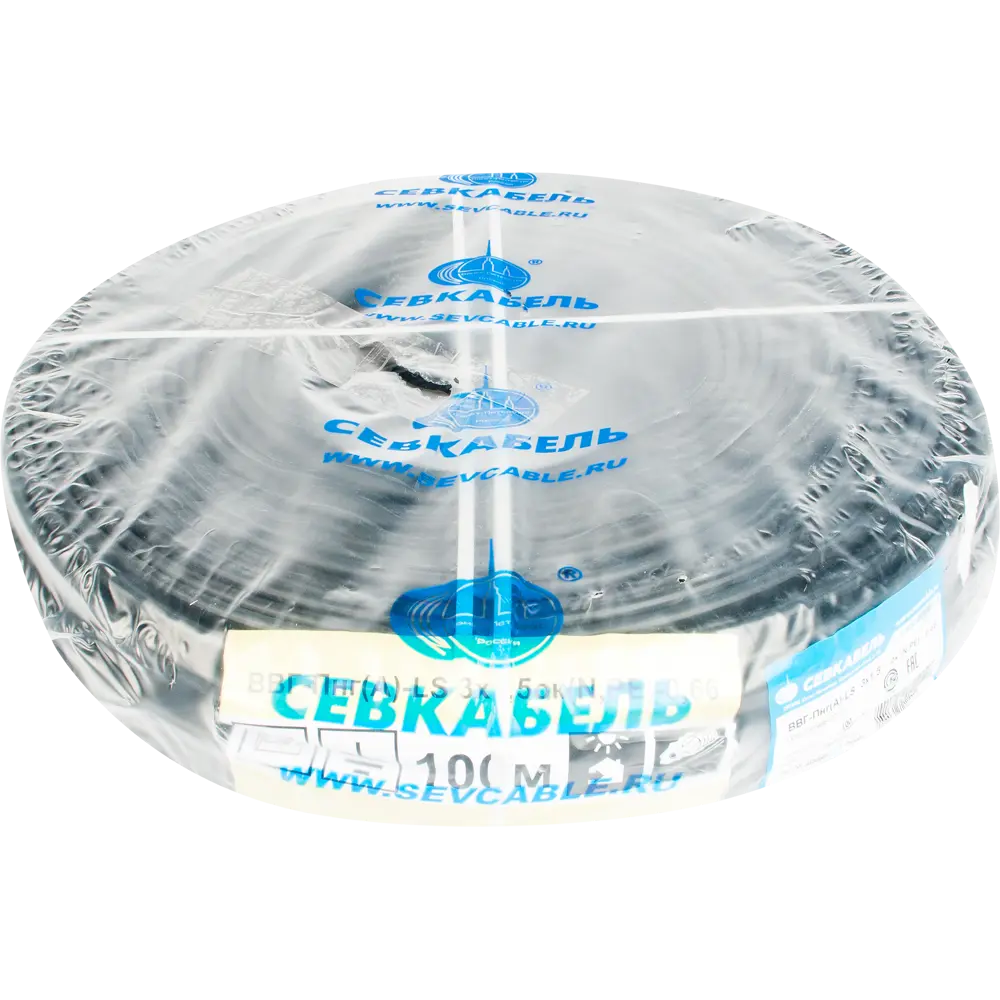 Кабель Севкабель ВВГпнг(А)-LS 3x1.5 100 м ГОСТ STLM-2050279 - Вид №2