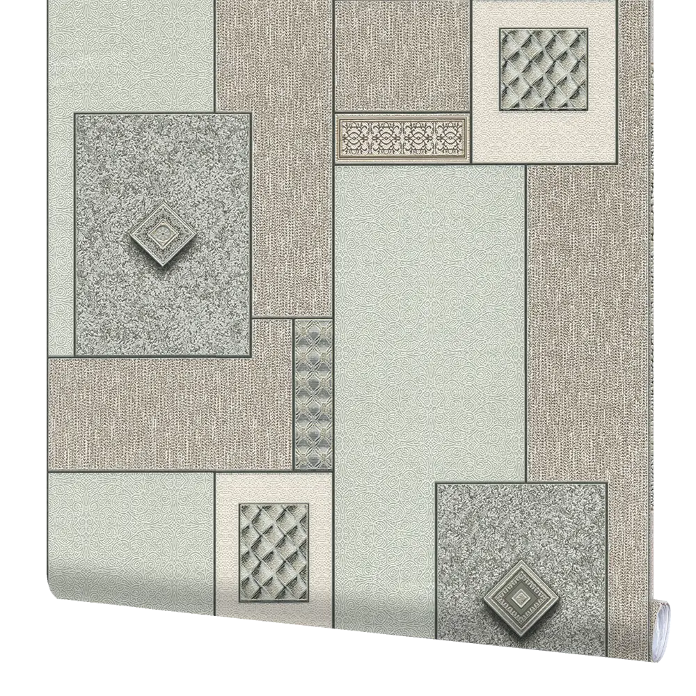 Обои виниловые Плитка зелёные 0.53 м 0209-2 Santreyd STLM-2103834