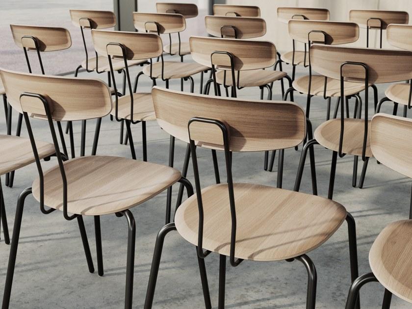 ZEITRAUM Штабелируемый стул из фанеры Okito sun-id-1453322 - Вид №5