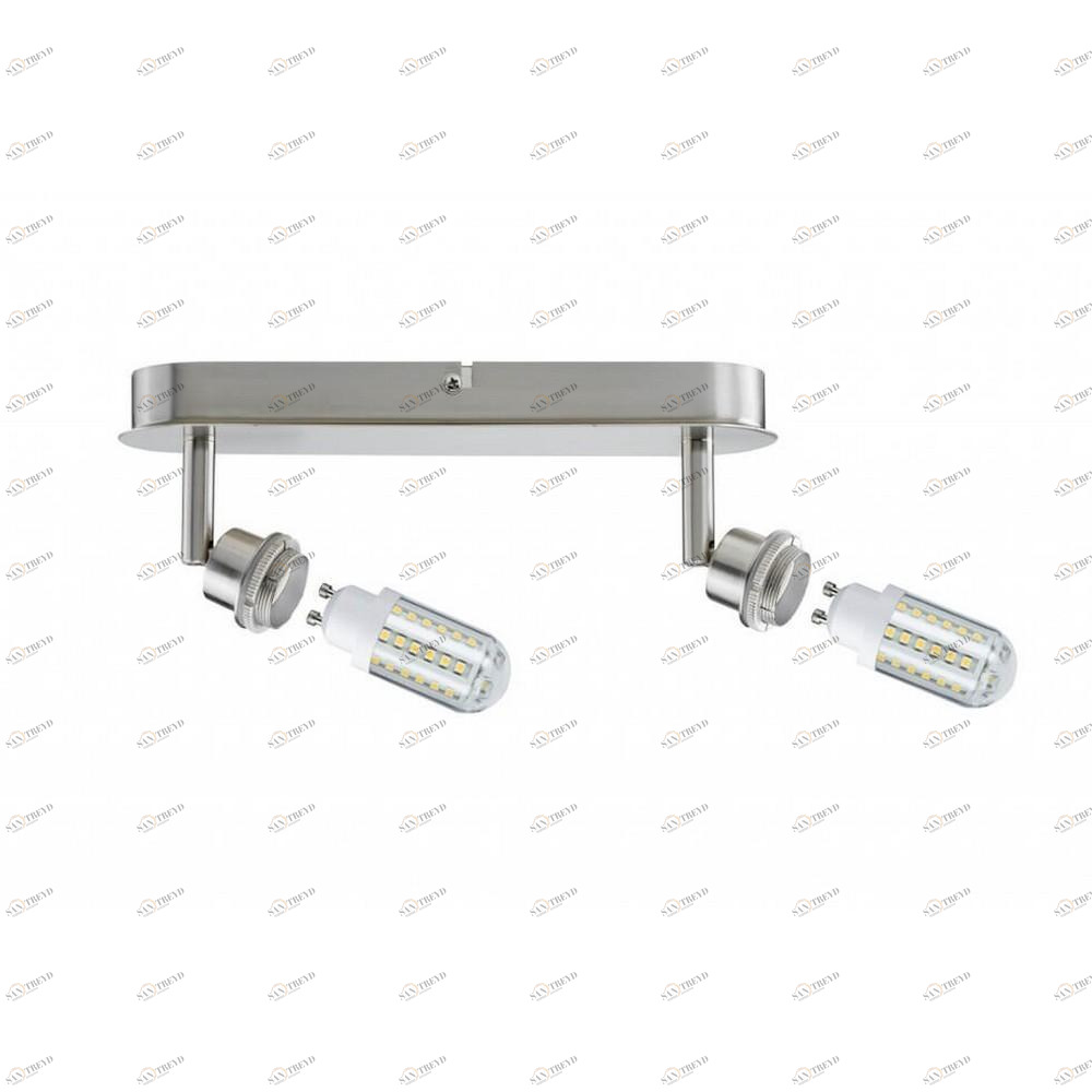 Спот потолочный светодиодный на 2 лампы серый DecoSystems 60311 PAULMANN DECOSYSTEMS 00-3891671 Серый 