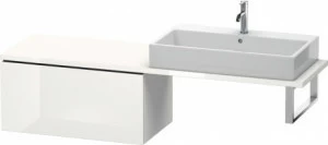 LC582408585 Шкафчик для компактной консоли L-Cube #LC5824 820 x 477 мм Белый глянцевый лак