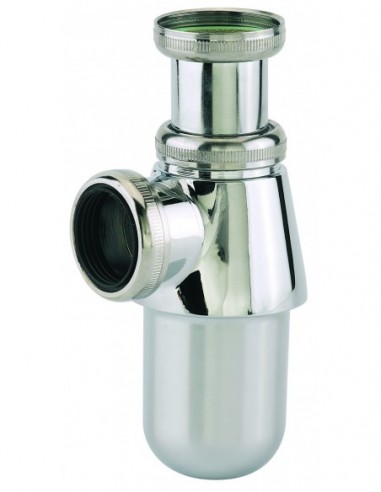607000 000 00  Сифон для умывальника, регулируемый 35/105 мм, выход Д. 32 мм, хромированный, NF Valentin Хром  - Вид №1