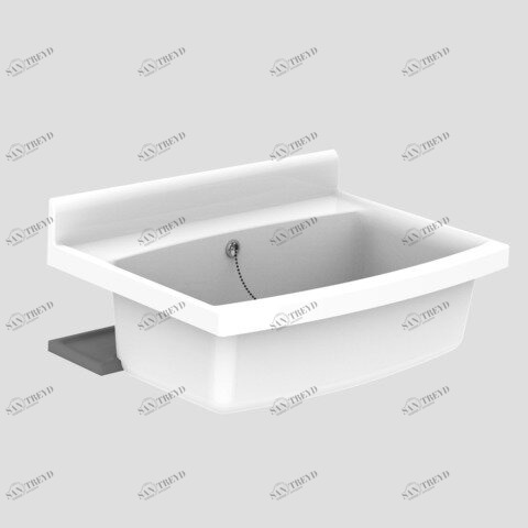 72102001063040 Подвесная раковина настенная овальная Sanit  белая 