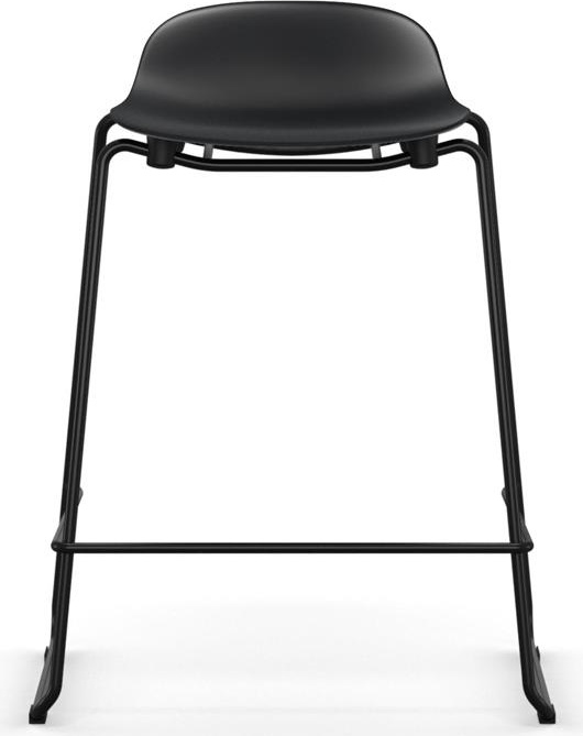 603226 Барный стул 65 см Stacking Steel Black Normann Copenhagen Form - Вид №1