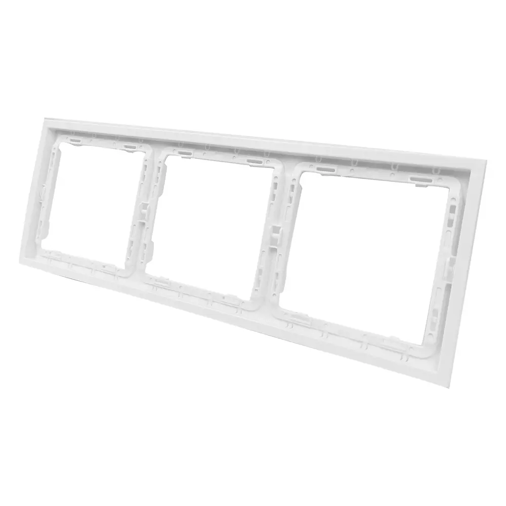 Рамка для розеток MIRKL Grace 3 поста белая 89393861 STLM-1329775 - Вид №1