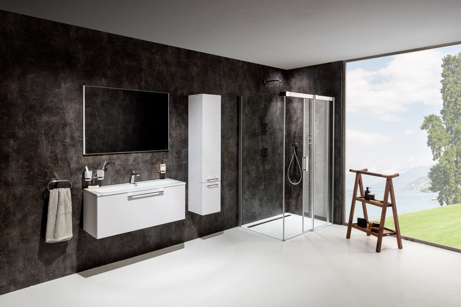 MSDPS-100/80 L белая+транспарент Ravak 0WLA4100Z1 - Вид №4