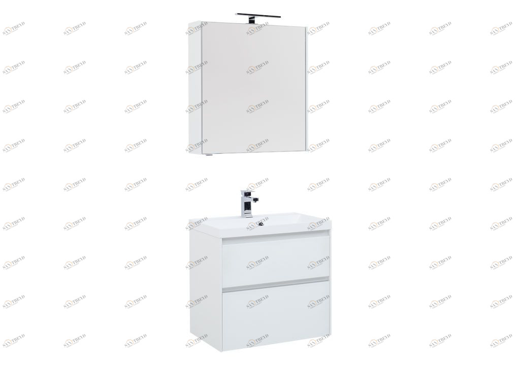 Мебель для ванной Aquanet Гласс 70 белый 00240464