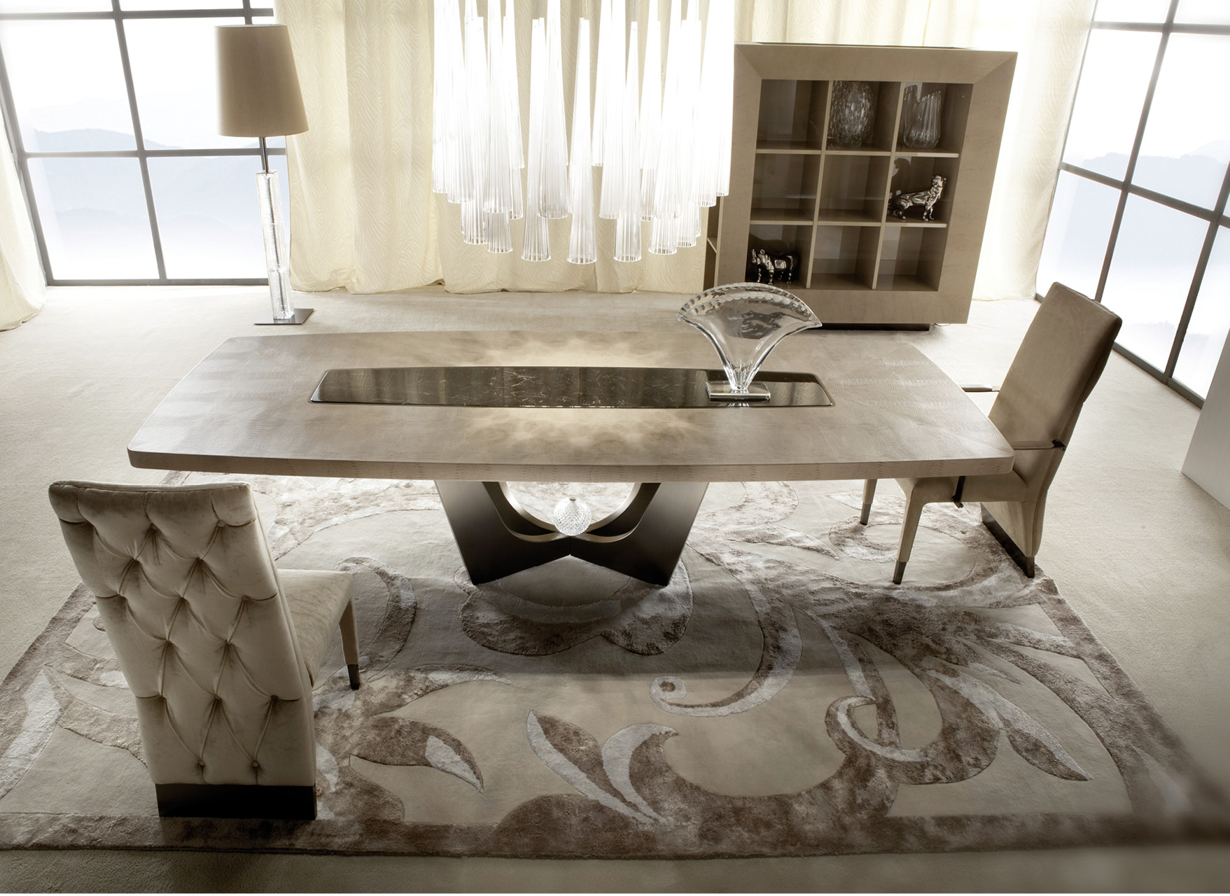 9984 Lifetime стеллаж со стеклянными полками - giorgio collection - Вид №2