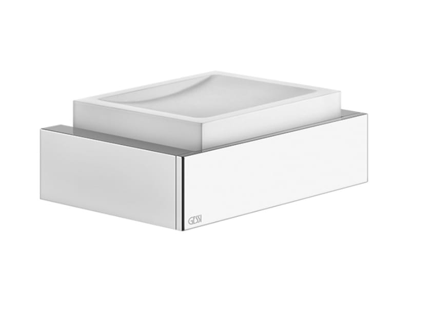Настенная мыльница из латуни и смолы Gessi прямоугольник ARCH-00091230